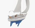 BRISTOL 35.5 Sailboat Modelo 3d