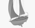 BRISTOL 35.5 Sailboat 3D модель