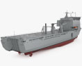 Bay-Klasse Docklandungsschiff 3D-Modell