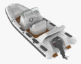Brig Eagle 780 インフレータブルボート 3Dモデル