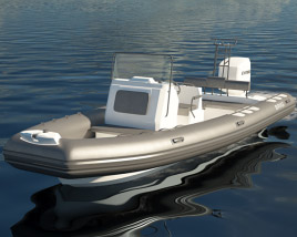 Brig N700 2016 Inflatable Boat 3D model
