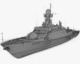 暴徒级小型导弹舰 3D模型