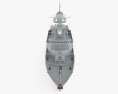 暴徒级小型导弹舰 3D模型