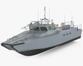 3D model of CB90-class fast assault craft