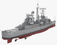 Cleveland-class cruiser Modelo 3d