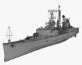 克里夫蘭級輕巡洋艦 3D模型