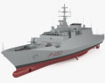 Comandanti-class Сторожовий корабель 3D модель