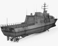司令級巡邏艦 3D模型