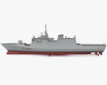 コマンダンテ級哨戒艦 3Dモデル