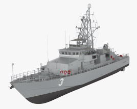 Cyclone-class Сторожевой корабль 3D модель