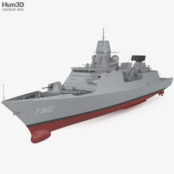 De Zeven Provincien-class frigate 3D model