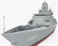 De Zeven Provincien-class frigate 3d model