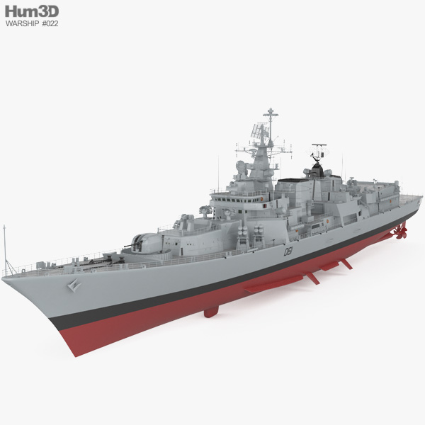Delhi-class destroyer 3D model