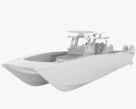 Freeman 47 Fishing Boat 3D model