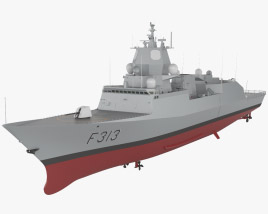 Fridtjof Nansen-class frigate 3D model