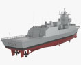 Fridtjof Nansen-class frigate 3d model