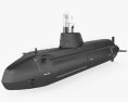HMS Astute Подводная лодка 3D модель
