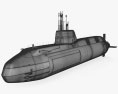 HMS Astute 잠수함 3D 모델 