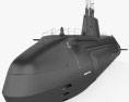 HMS Astute Sottomarino Modello 3D