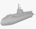 HMS Astute 潜水艦 3Dモデル