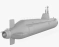 HMS Astute Submarino Modelo 3d