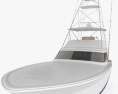 Hatteras GT65 Carolina Sportfishing Yacht 3D-Modell