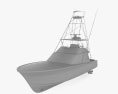 Hatteras GT65 Carolina Sportfishing Яхта 3D модель