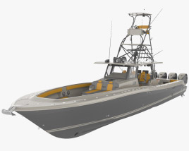 Hydra Sport 53 Yacht 3D model