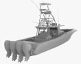 Hydra Sport 53 Yacht 3D-Modell