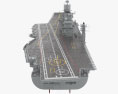 INS Vikramaditya Авианосец 3D модель