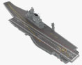 INS Vikramaditya Flugzeugträger 3D-Modell