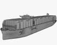 達飛雅克·沙狄級貨櫃船 3D模型