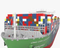達飛雅克·沙狄級貨櫃船 3D模型