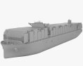 Nave portacontainer Jacques Saade-classe Modello 3D