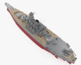 Japanese battleship Yamato 3d model