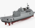 格莫爾達級護衛艦 3D模型