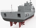 Kamorta-class Korvette 3D-Modell