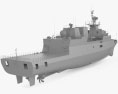 Kamorta-class Corbeta Modelo 3D