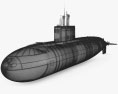 Classe Kilo Sottomarino Modello 3D