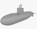 Projekt 877 Paltus U-Boot 3D-Modell