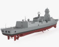Classe Kolkata destroyer Modèle 3d