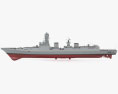 加尔各答级驱逐舰 3D模型