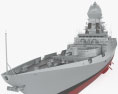Kolkata-class Zerstörer 3D-Modell
