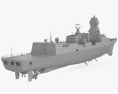 コルカタ級駆逐艦 3Dモデル