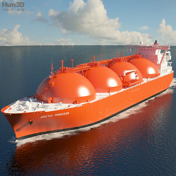 LNG Carrier Arctic Princess Modèle 3D