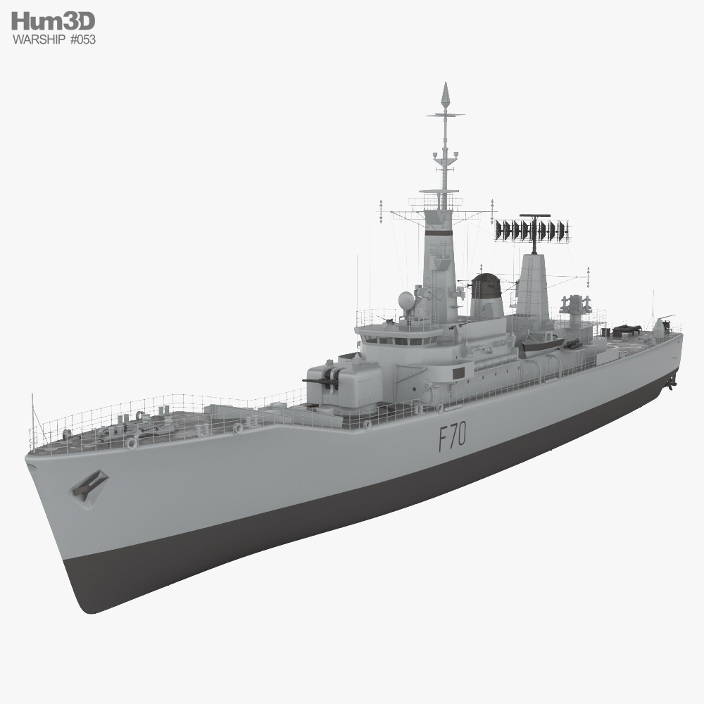 Classe Leander Fregata Modello 3D
