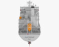 Liquid hydrogen carrier ship Suiso Frontier 3D-Modell