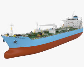 Maersk Peary tanker 3D 모델 