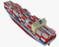 Navio porta-contêineres Maersk V-classe Modelo 3d