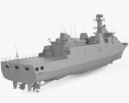 Martadinata-class Fregata Modello 3D